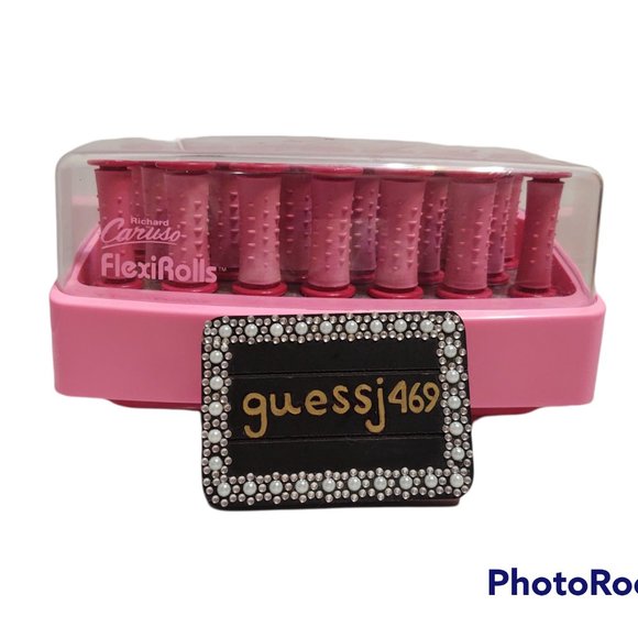 Richard Caruso Flexirolls Hairsetting Hot Roller Set with Clips 11296 - Picture 1 of 5